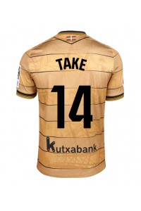 Real Sociedad Takefusa Kubo #14 Voetbaltruitje Uit tenue 2024-25 Korte Mouw